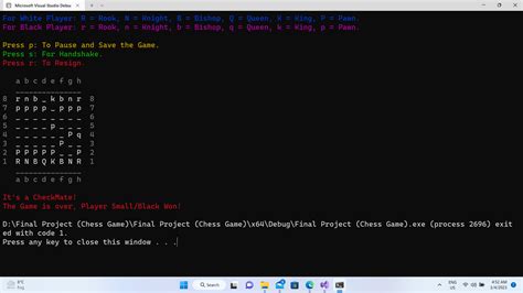 Code for the Chess Game .